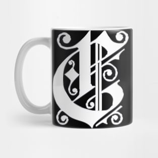 Silver Letter C Mug